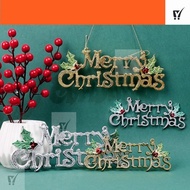 MCT 2 Sizes Big 3D Letter Merry Christmas Hanging Plaque/ DIY Block Words Xmas Festival Letter Sign 