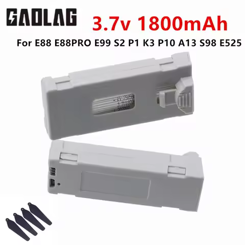 Rechargeable 3.7V 1800mAh E88PRO Battery or Charger For RC Drone E88 E99 E99PRO P1 K3 P10 A13 E525 R