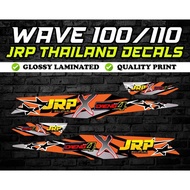 Wave 100 JRP x Daeng Decals Sticker (ORANGE)
