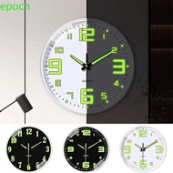 EPOCH Quartz Wall Clock, Time Accuracy Plastic Luminous Wall Clock, Living Room Decoration Silent Ro