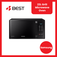 SAMSUNG Grill Microwave Oven with Healthy Steam (23L) MG23K3513GK