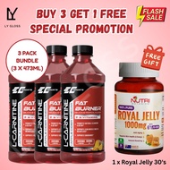 [TRIPLE PACK + Free 1 Royal Jelly 30's] EC Apple Cider Vinegar L-Carnitine Belly Fat Burner