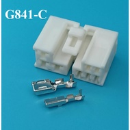 G841-8-hole jack (5 holes 2.2mm, 3 holes 4.8mm) white connector