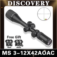 Discovery Scope MS 3-12X42AOAC Optical Scope Telescopic Sight ( Free gift 11mm and 20mm mounts )