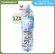 BW Rose Brand 1500mL Air Mineral - 1 Karton x 12 Botol