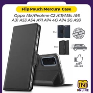 TNT Online Flip Cover Mercury for Oppo A1k/Realme C2 A15/A15s A16 A31 A53 A54 A71 A74 4G A74 5G A93 