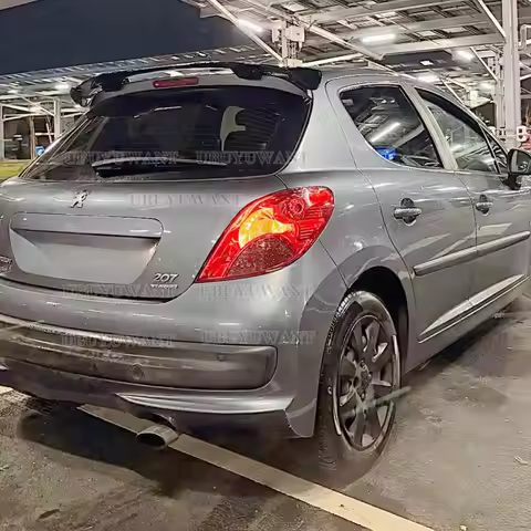 Hatchback Spoiler For Peugeot 206 207 208 308 2005 - 2022 ABS Plastic Roof Rear Wing