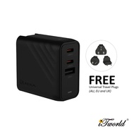 ADAM elements P67 GaN 67W 3-Port Fast Charging Wall Charger