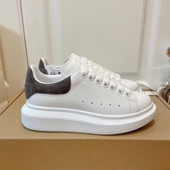 2022.5.31-top version dark gray velvet train style couple McQueen Alexander White casual sports shoe