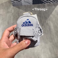 Straw Strawg ADIDAS Eco-Friendly Tote Bag Mini Backpack Storage Cute Pendant Light Gray IB0297