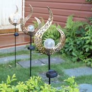 ESH READY AN LED Solar Flame Light Sun Moon LED Garden Light Flame