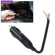 LOVETOUCH 12V 24V Car Interior Plug Male LED Socket Plug Connector Adapter Car Accessories O9U2