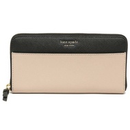 Kate Spade Cameron Street Large Continental Wallet-Warm Beige And Black