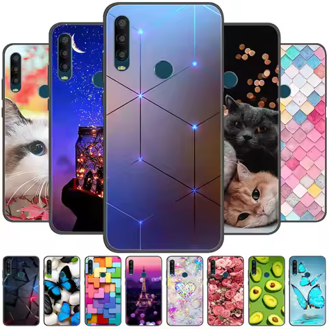 For Alcatel 1S 2020 Case Cute Cartoon Soft TPU Silicone Back Cover for Alcatel 1SE 2020 Phone Cases
