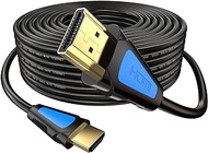 Fuwaderp HDMI Cable 100 ft-Big OD 9.0 in-Wall CL3 Rated 18Gbps Supports 4K@60HZ,HDR,ARC,Ultra HD,3D,1080P Compatible with Laptop UHD TV Monitor PS4/PS5 ect