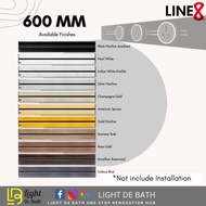 LINE 8 POWER TRACK 600mm / UKS-1 Black Body Premium British Adaptors