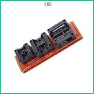 CRE Fast Speed SOP16 To DP8 Converter 3 In 1 Burning Seat Adapter For Chip Burning