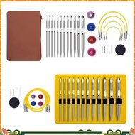 Tunisian Crochet Hook Set with Cable Aluminium Interchangeable Crochet Hook Set Crochet Hook 26 Pcs 