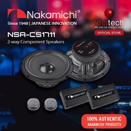 Nakamichi NSA-CS1711 - 2 Way Component 6.5" Speakers | NSA CS1711 | Tweeter | Crossover | Car Speake