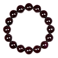 【正佳珠寶】石榴石 頂級紫牙烏 13.4-13.8mm 紫牙烏石榴石手珠