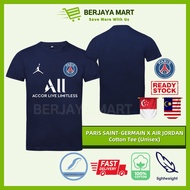 AIR JORDAN X PSG Tee (Unisex) | Premium Quality 100% Cotton | Baju Tee PSGFC Unisek