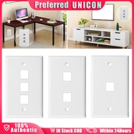 Faceplate RJ45 Wall Plate,Includes RJ45 Modular keystone jack Low Profile Ethernet WallPlate