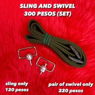 STAINLESS SLING AND SWIVEL FOR AIRGUN