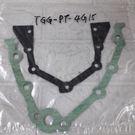 (2PCS SET TGG-PT-4G15) PROTON SAGA 12V ISWARA LMST OIL PUMP GASKET TIMING COVER GASKET