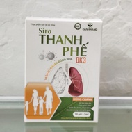 DK3 Thanh Phe Syrup Box Supports Cough Relief and Phlegm Relief 30 packs x 5ml