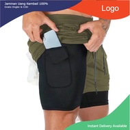 Latest 2-in-1 Gym fitness Pants Package Gym fitness Running Gym Sports Pants