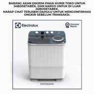 MESIN CUCI ELECTROLUX 2 TABUNG 10 KG ANTI KARAT FILTER LOW WATT 11262