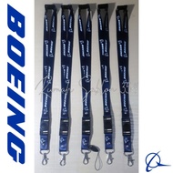 GANTUNGAN BOEING lanyard | BOEING AIRBUS lanyard | Name keychain id cardTAG | BOEING LION 787 neck l