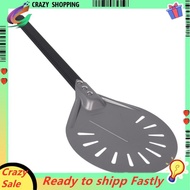 Turning Pizza Peel with 8 inch Aluminum Round Pizza Paddle, 23.6 inch Overall, Outdoor Pizza Oven Ac