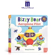 Bizzy Bear Aeroplane Pilot Board Book for Toddlers 1-3 years By Benji Davies