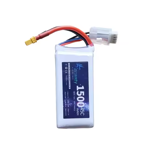 11.1V 3S 45C 1500mAh Li-Poly Battery For Fly Wing FW200 3D Smart 8CH Remote Control Electric RTF RC 