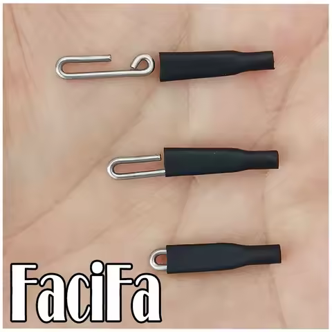 20 pcs Safety Lead Snap Heat Shrink Tube Enganche Rapido Fast Fishing Snaps enchufe rapido Fishing C