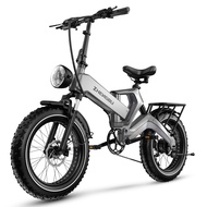 รถยนต์ไฟฟ้า จักรยานไฟฟ้า ELectric Bicycle จักรยานไฟฟ้าแบบพับได้ ล้อ 20 นิ้ว 1000W  48V13A วิ่งได้ 30-40 กม WaKa WaKa