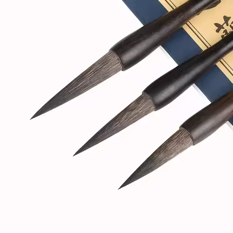 Luxurious Mouse Whisker Brush Pen Set Chinese Traditional Calligraphy Brush Pen Rat Hair Writing Pen