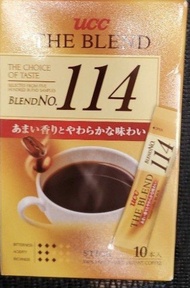 UCC THE BLEND 114 100% Freeze Dried Instant Coffee 招牌即溶咖啡粉 2gx 10獨 立條裝