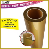 ◮ ✟ ℡ QUAFF Korea Rubberized Heat Transfer Vinyl CDP (20 inches x 1 meter)