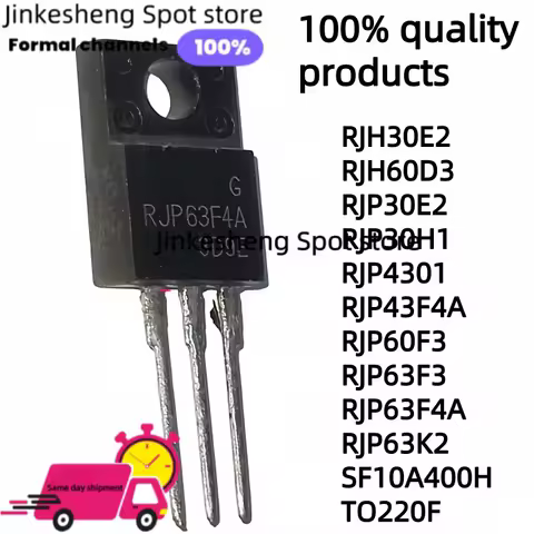 10 Pieces RJP63F4A RJP63K2 SF10A400H TO220F TO-220F 30E2 30H1 RJH30E2 RJH60D3 RJP30E2 RJP30H1 RJP430