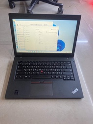 โน๊ตบุค สายถึก ทน / Lenovo ThinkPad L450 / CPU Core i5-Gen5 / Ram 8 GB. / SSD 256 GB. / LED 14" (มือสอง)