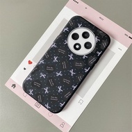 Leather Texture Cases For OPPO Reno 12F F27 4G 5G Phone Case Casing Soft Silicone Cover 3202 PW