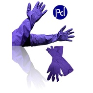 Purple Elbow Length Nitrile Glove (DL Cleantech)