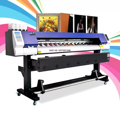 Eco Solvent Ink Printing Machine 1.8m XP600 I3200 Head Plotter Vinyl Wrap Flex Banner Poster Wallpap