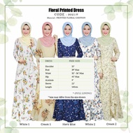PRINTED FLORAL DRESS 9021