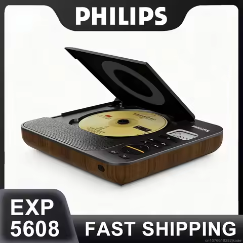 New Philips EXP5608 Convenient Retro CD player Desktop CD Audio USB/TF Wireless Bluetooth Home HiFi 