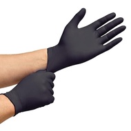 50/100PCS Quality Stretch Nitrile Black Gloves Disposable Latex Free |Medical, Food, Mechanic Tattoo
