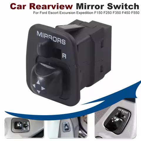 1PCS Front Left Driver Side Power Mirror Switch Button F65Z17B676AB for Ford Expedition Windstar Pic