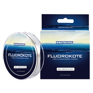 KastKing Fluorokote 100% Fluorocarbon Coated Fishing Line, Fluorocarbon Leader, Extreme Clarity,Fast